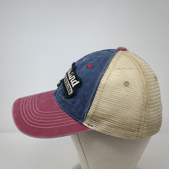 Oak Island N. Carolina Strapback Trucker Hat Multi One Size Adjustable Mesh Back - Picture 3 of 9